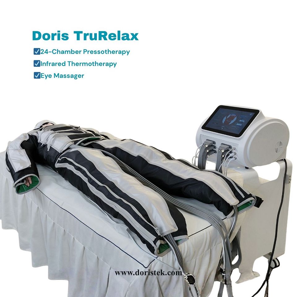 24 Chamber Pressotherapy Machine for Salon | Far Infrared Lymphatic Drainage + Eye Massage | Boost Your Profit