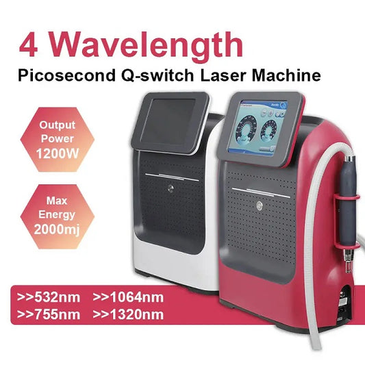Picosecond Laser Tattoo Removal Machine 4 Wavelengths - Full Device View - Doristek