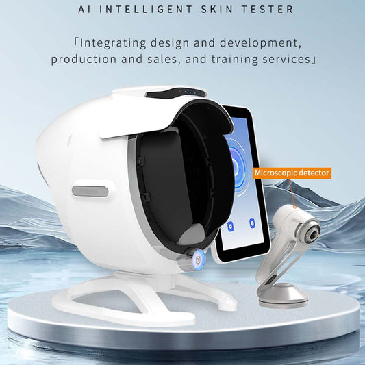 Skin Analysis Machine AI Facial Analyzer - Front View - Doristek