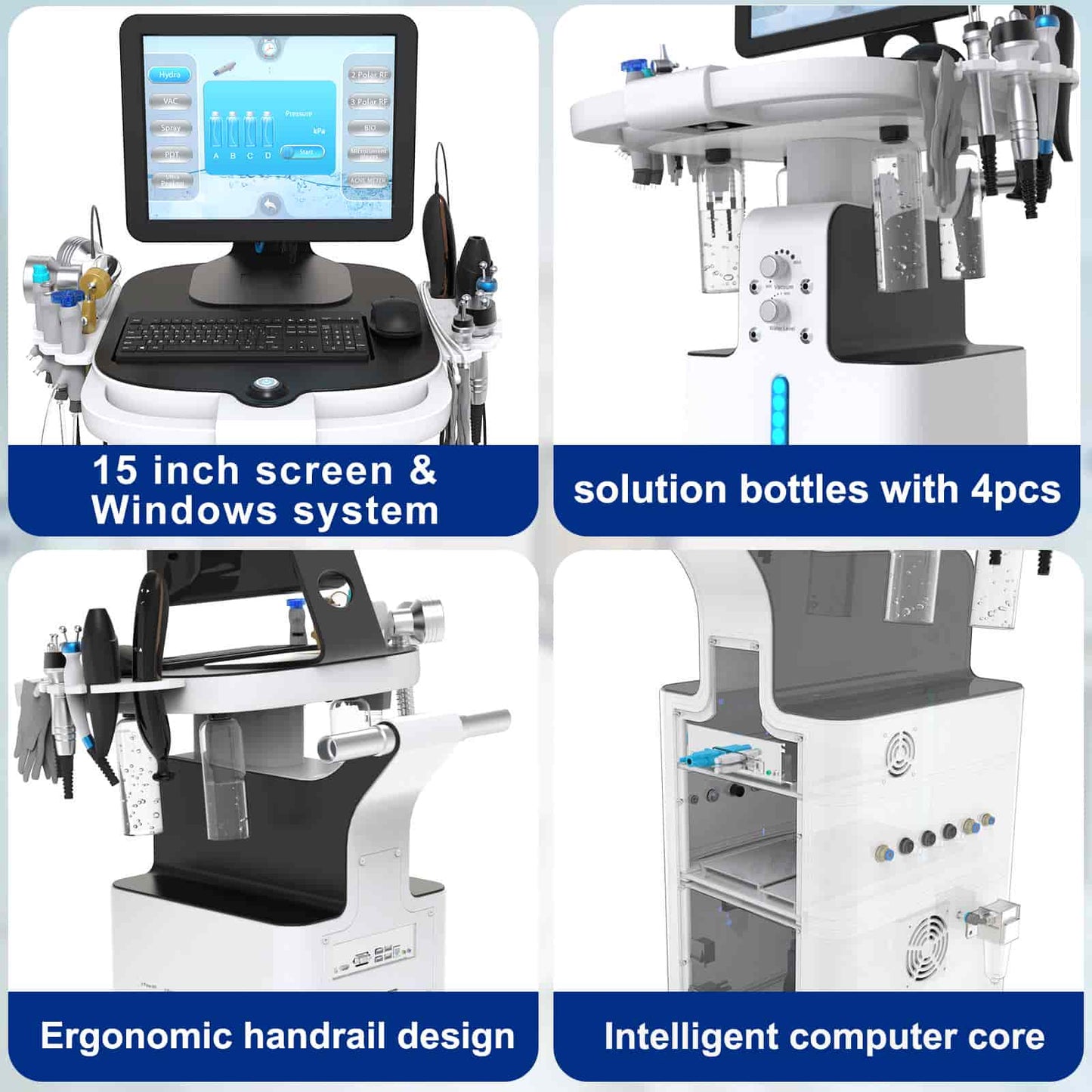 Hydra Dermabrasion Facial Aqua Peel Analysis Machine