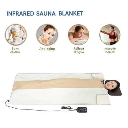 Sauna Blanket Far Infrared Weight Loss Thermal Wrap