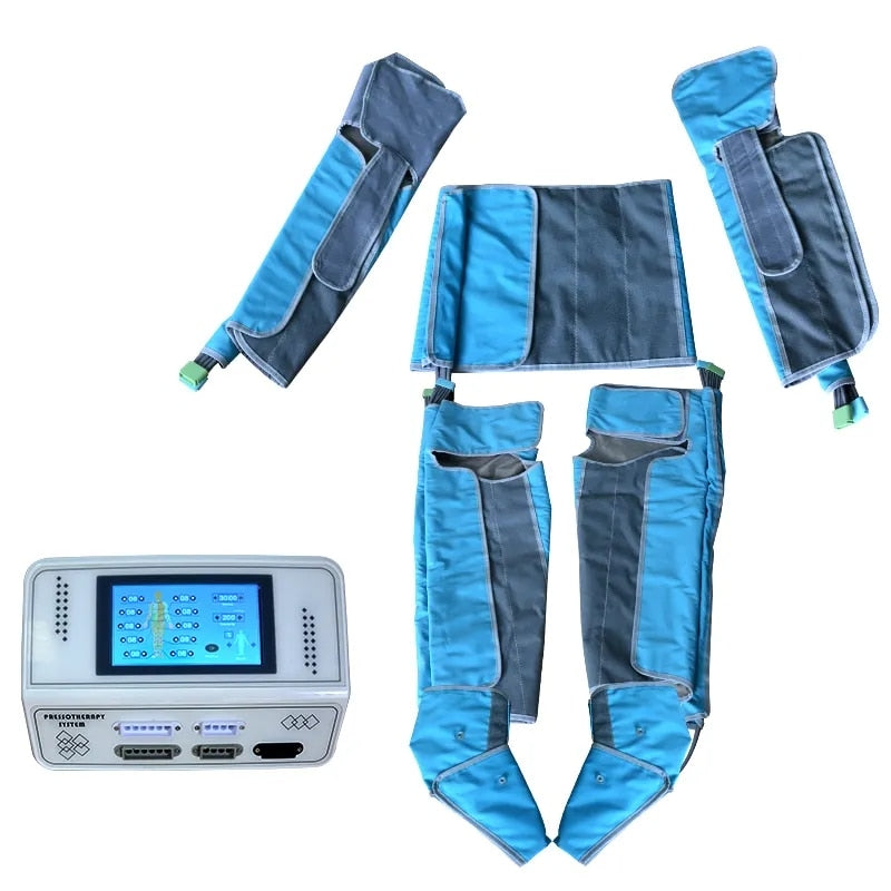 Pressotherapy Lymphatic Drainage Blue Air Compression Suit - My Store