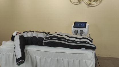 24 Chamber Pressotherapy Machine for Salon | Far Infrared Lymphatic Drainage + Eye Massage | Boost Your Profit